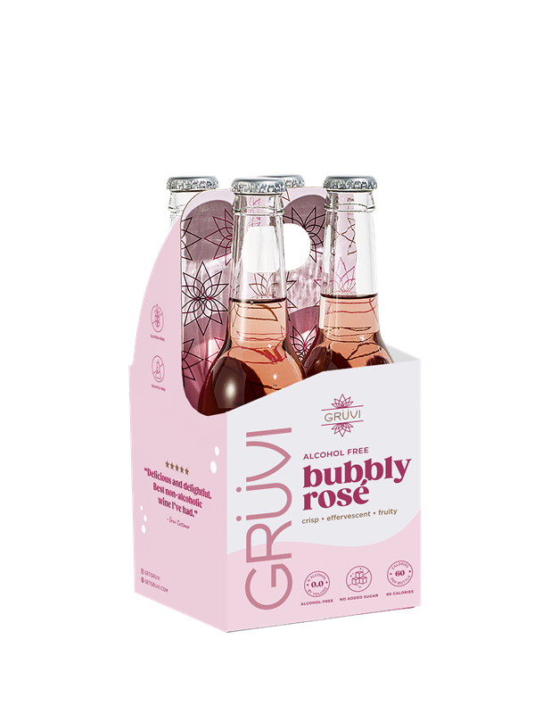 Gruvi Bubbly Rose 4-pack