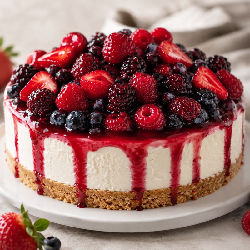 berries cake