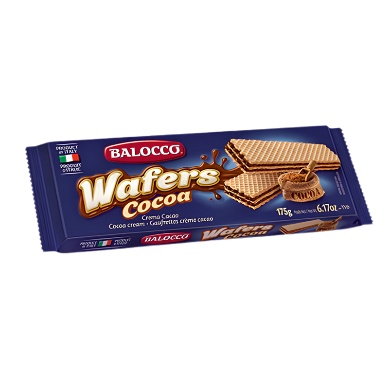 Cocoa Wafers 175g, Balocco