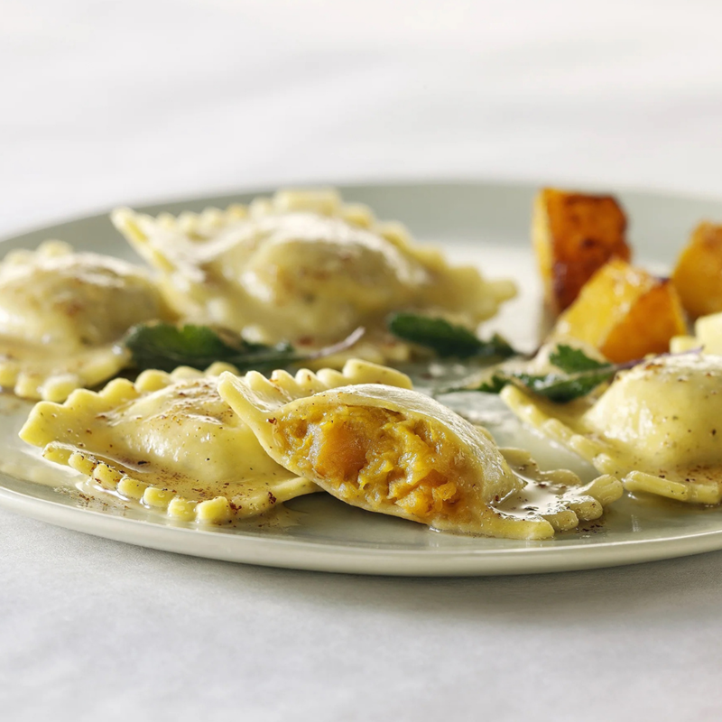 ravioli in plate