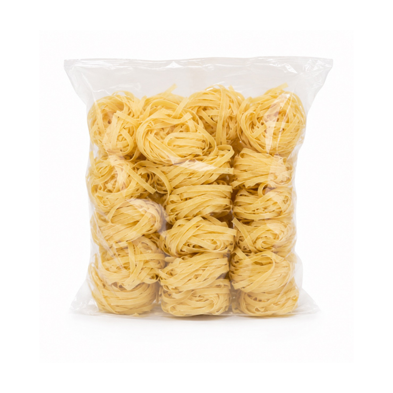 fettuccine in bag