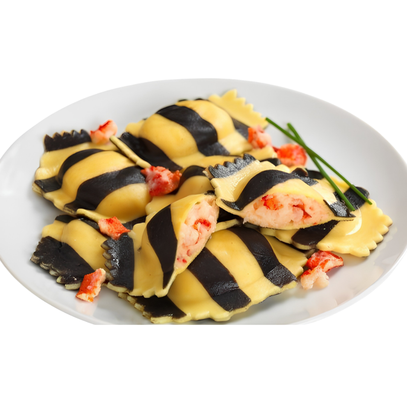 ravioli in plate