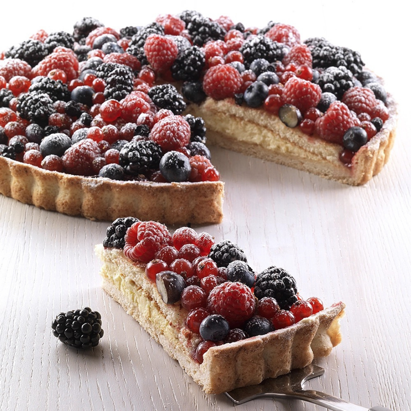 Mixed Berry Tart, Pre-Cut