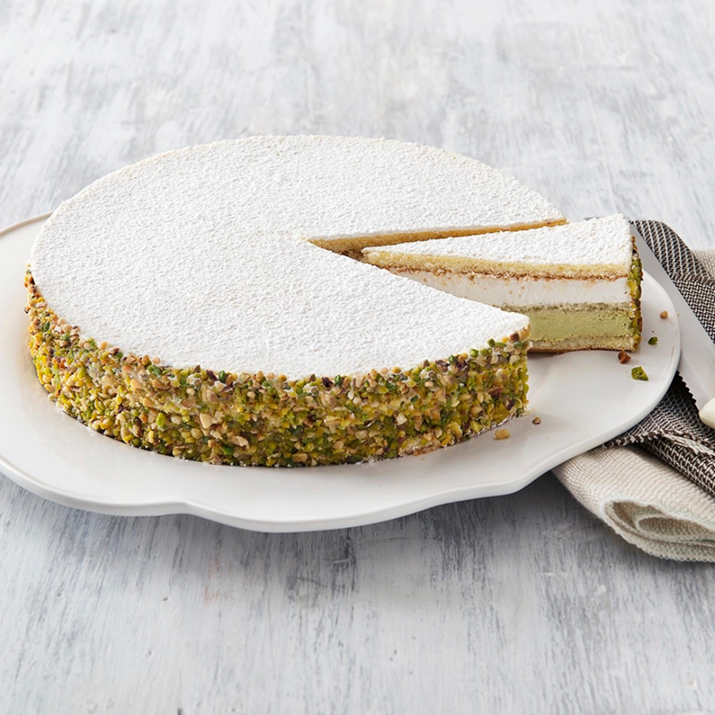 Ricotta Pistachio Cheesecake, Pre-Cut, Bindi