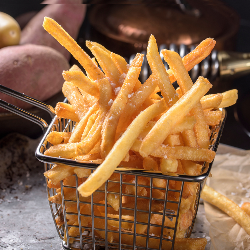 fries in plate