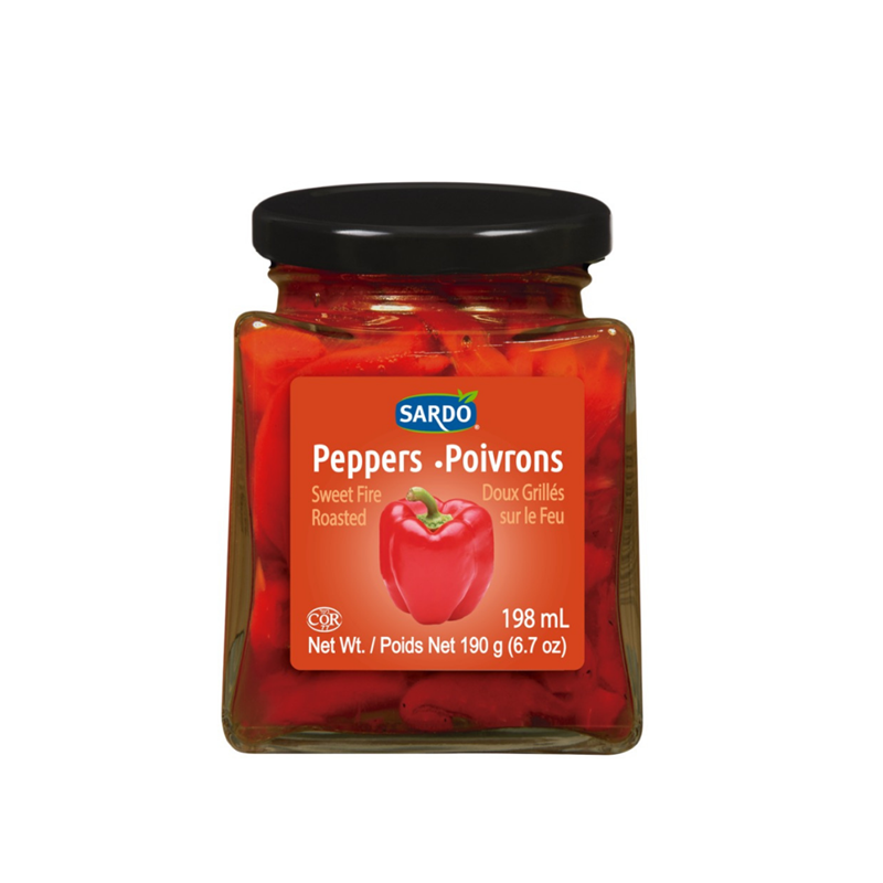 Sweet Fire Roasted Red Peppers, Sardo