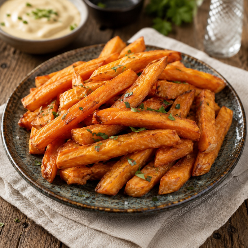 fries in plate