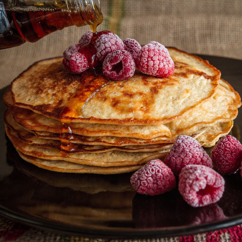 raspberry in plate